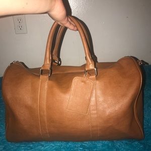 Brown Travel Duffel Bag